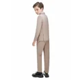 thumbnail image 2 of Wehilion Boys Suits 5 Piece Set Slim Colorful Formal Fit Khaki Kids Wedding Outfit Boys Dresswear Up Size 7Y (Toddler, Little Boys, Big Boys), 2 of 5