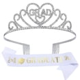 thumbnail image 3 of 2026 Graduation Decorations Party Supplies Kit, Queen Crowns for Women Sash Set Graduation Party Decorations, Tiaras for Women Class of 2026 Decorations, 3 of 9