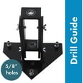 thumbnail image 2 of WaterWarden Drill Guide for Drilling 5/8” Anchor Holes to Easily Install your Warden Pool Fence in Concrete, WWDG (Black), 2 of 4