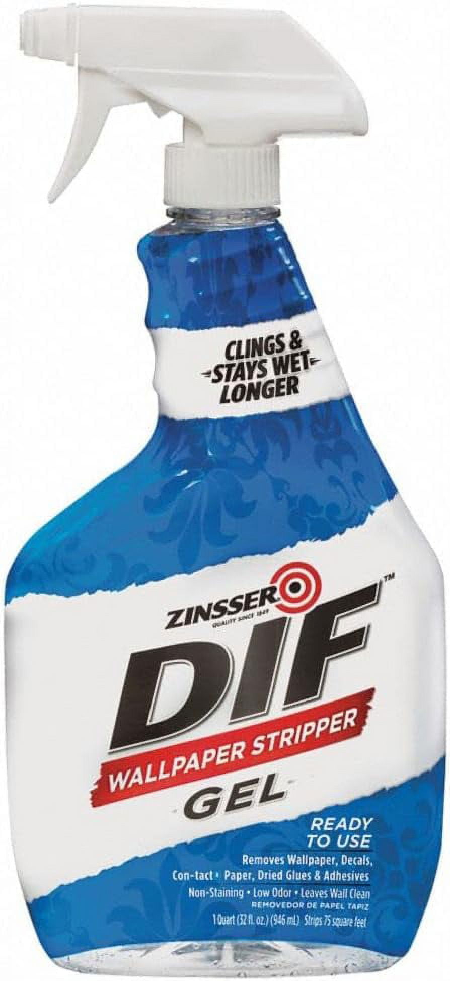 Zinsser 02468 DIF Wallpaper Stripper Gel Spray RTU, 32oz