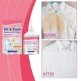 thumbnail image 4 of Limpiadores domésticos Limpiador desengrasante para ropa de 237 ml Descompone las manchas de aceite Protege el color y evita la decoloración Limpieza de ropa de múltiples tejidos Deja un detergente, 4 of 9