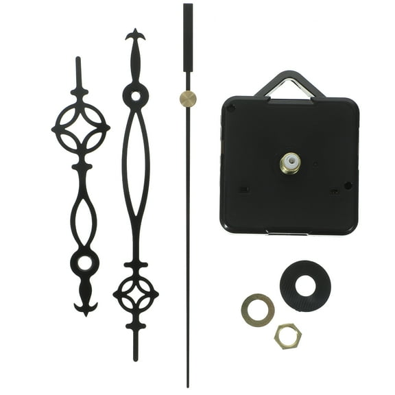 LEORX 2Sets Replacement Clock Mechanism Kit Plastic Quiet High Torque for Wall Clock Repair