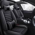 thumbnail image 2 of Funda de asiento de coche de cuero PU universal para Fiat Bravo, VW Passat B5, K5, DL3, Kia Rio, VW Bora, Ford Mondeo MK5, accesorios para automóviles, 2 of 5