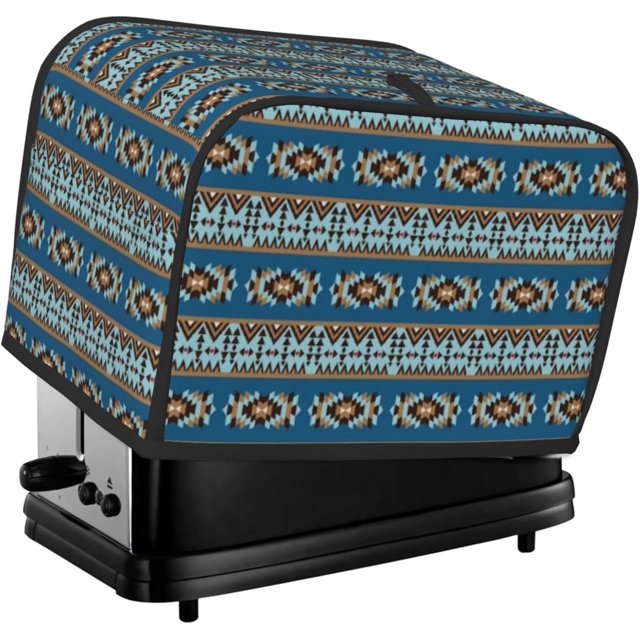 Toaster Cover 2 Slice Ethnic Style Dustproof Waterproof Oxford Fabric Protection TC22