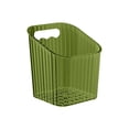 thumbnail image 4 of Cagogo 3Pcs Wall Mounted Kitchen Storage Box, Transparent Plastic Organizer For Vegetables Garlic Onions, Strong Adhesive Backing For Countertop Cabinet Pantry, Space Saving Kitchen Storage, 4 of 9