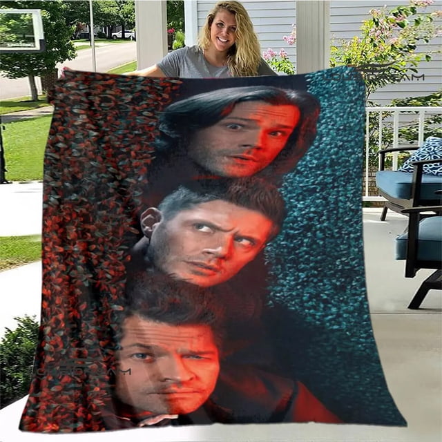 Manta con estampado Supernatural Join the Hunt, manta cálida con brida, suave y cómoda, regalo de cumpleaños para picnic