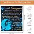 thumbnail image 5 of Daughter Gifts Butterfly Blanket, Daughter Blanket from Mom Butterfly Throw Blanket Gifts for Daughter, Butterfly Gifts for Daughter Fleece Flannel Blanket, Daughter Birthday Gift, 50" x 60", 5 of 6