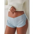 thumbnail image 2 of Faithtur Women Pajama Shorts Soft Comfy Side Split Ruched Elastic Lounge Pants Stretch Sleep Pj Bottoms Sleepwear, 2 of 5