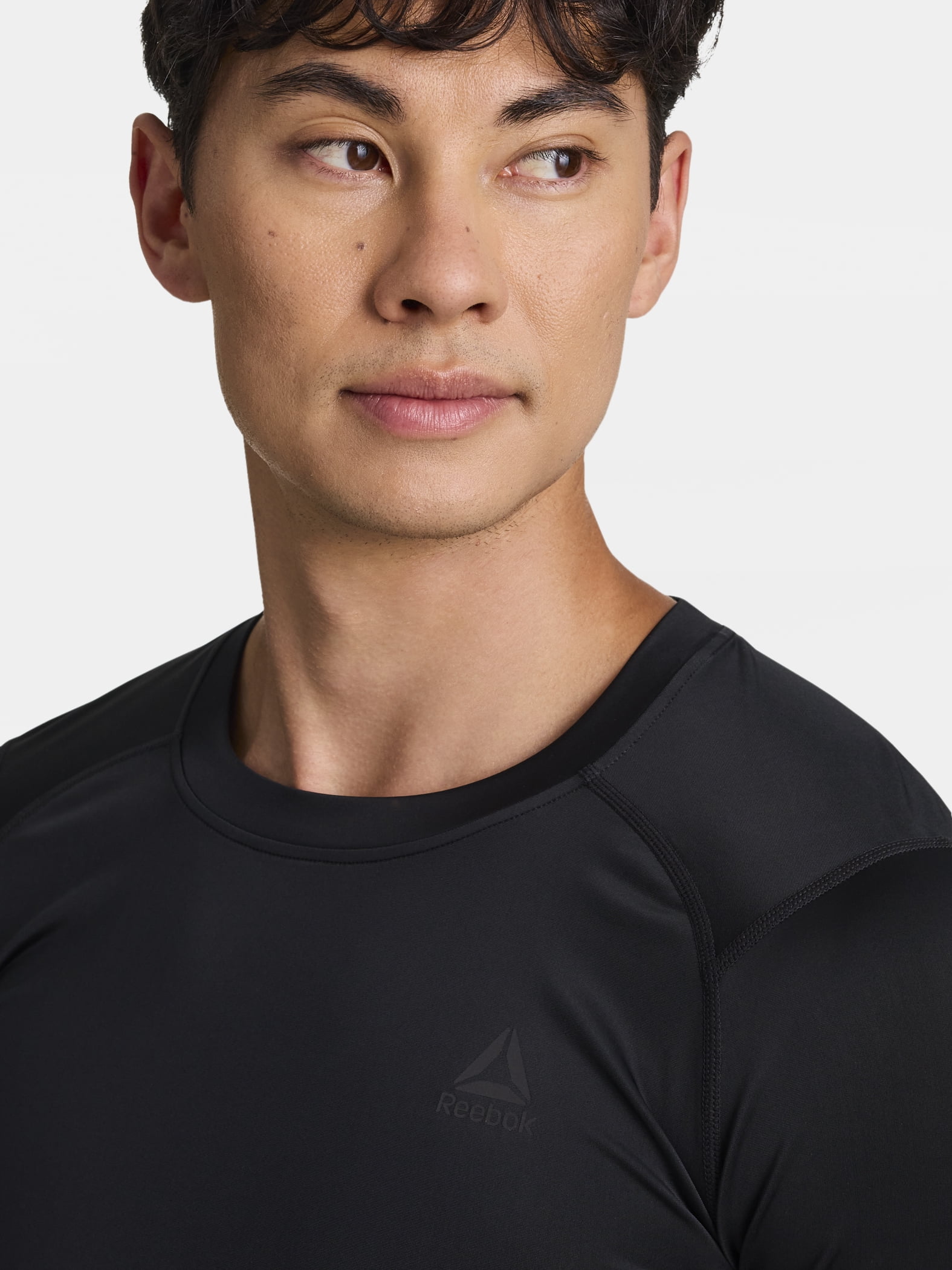 Reebok Men's and Big Men's Kinetic Compression Long Sleeve Top, Sizes XS-5XL
