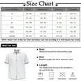 thumbnail image 3 of Yiaimeir Men's Vintage Button Down Bowling Shirts Short Sleeve Summer Beach Shirt，Size M-3XL, 3 of 5