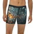 thumbnail image 2 of Salouo Magical Butterfly In Forest Pattern Men's Boxer Briefs, Soft & Breathable Underwear Elastic Waistband Briefs for Men,1-Pack, 2 of 7