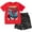 Spider-man, variant on Marvel Avengers Captain America Little Boys T-Shirt and Shorts Outfit Set Toddler to Big Kid