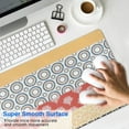 thumbnail image 4 of Long Mouse Pads for Desk,Colorful Geometric Striped Pattern Desk Mats on Top Of Desks, Desk Mouse Pad Extra Large with 3mm Non-Slip Base and Stitched Edge for Gaming,Office,Work,Home 35.4"x15.7", 4 of 6