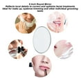 thumbnail image 3 of Magnifying Mirror, 30X Magnifying Mirror 30X Magnifying Mirror Signal Sided 6 Inch Magnified Mirror with 3 Mounting Suction Cups Signal Sided Round Mirror for Travel, 3 of 7
