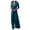 Army Green, variant on Women'S Jumpsuits Formal Sleeveless Short Sleeve 2026 Wide Leg Pant One Piece Jumpsuits V Neck Elastic Waist Baggy Overalls Walking Clothes For Wedding Travel Casual S