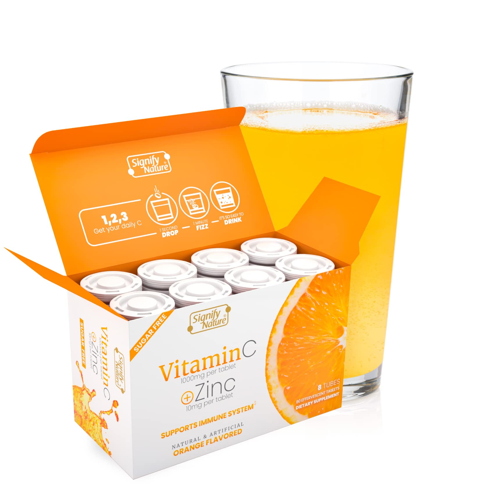 SIGNIFY NATURE Vitamin C 1000mg Immunity Booster Vitamin C with Zinc