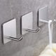 thumbnail image 1 of Ganchos adhesivos para toallas de bonito diseño, ganchos impermeables de acero inoxidable para baños e inodoros, no requieren taladrar, gran adherencia, adecuados para varias habitaciones (3 piezas), 1 of 7