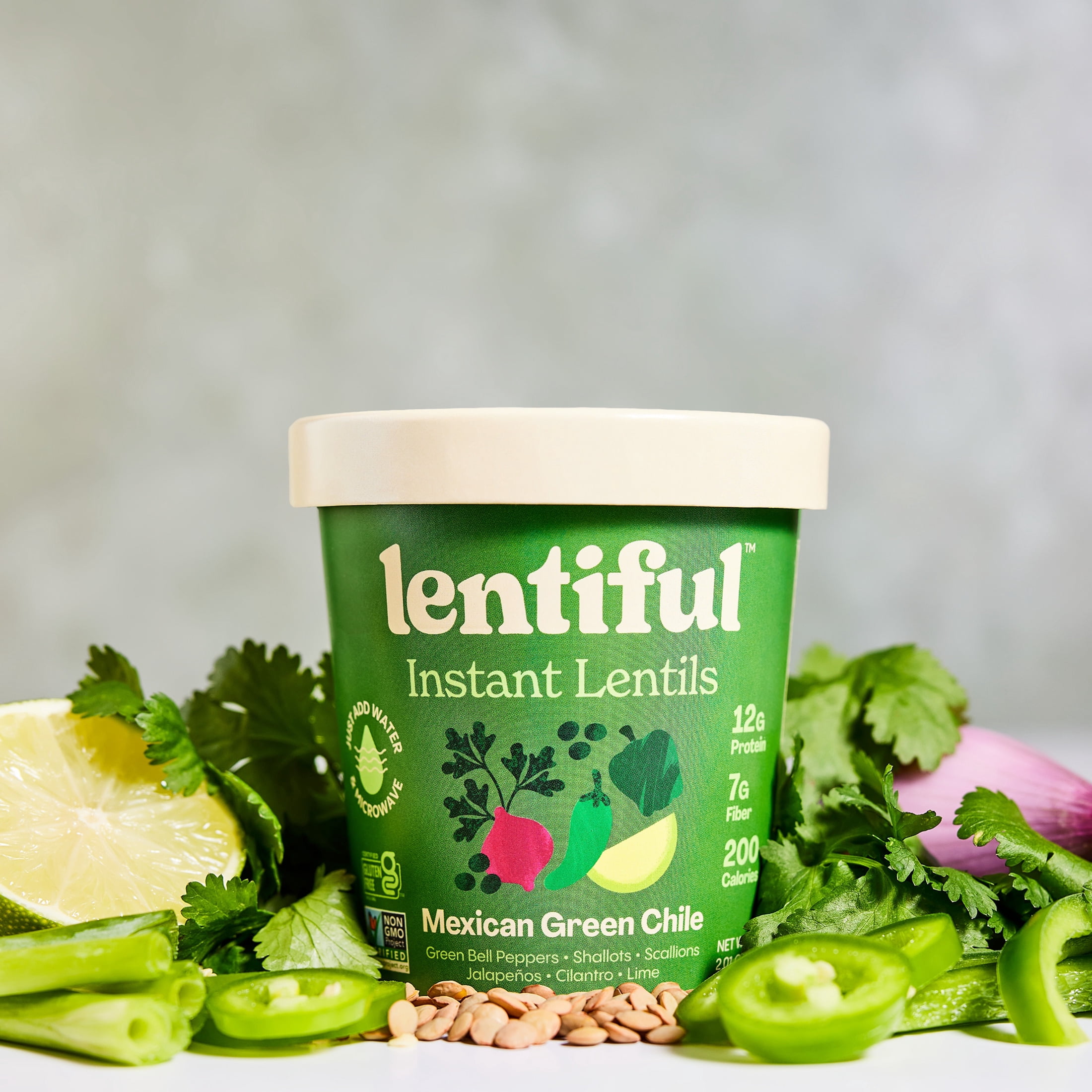 Mexican Green Chile Instant Lentils 8-Pack