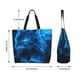 thumbnail image 5 of Disketp Wolf Bolsa Tote Estampada para Mujer, Bolso de Hombro y de Mano para Compras y Viajes, 5 of 8