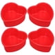 thumbnail image 4 of GOOHOCHY 4 moldes de silicona con forma de corazón para hornear, antiadherentes, para San Valentín, aptos para horno, microondas, freidora de aire y congelador., 4 of 7