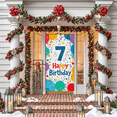 thumbnail image 7 of Colorful Balloon Themed 7th Birthday Backdrop Banner Party Decoration Background Photography Props for Birthday Party Celebrations Decor Happy Birthday Event Supplies, 7 of 7