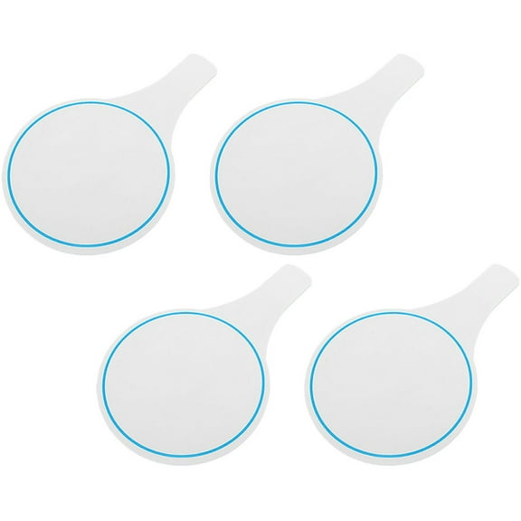 unbranded  4 Pcs Erasable Answer Game Board Dry Erase Paddles Score Student Blue