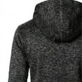 thumbnail image 4 of RYDCOT Mens Hoodies Knit Sweater, Full Zip Fleece Lined Cardigan Sweatshirt Jacket Casual Regular Fit Knit Hooded Men Sweatshirt Jacket Gray, 4 of 5
