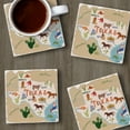 thumbnail image 5 of Thirstystone Texas Attractions Tumbled Tile Coaster 4-Pack, 5 of 8