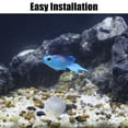 thumbnail image 7 of Unique Bargains Aquarium Artificial Golden Fish Ornament Glowing Simulation Animal Decoration with Suction Cup Blue, 7 of 7