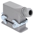 thumbnail image 4 of Heavy Duty Connector Rectangular Cast Aluminum Alloy Waterproof Connector Plug Kit 16A 500V, 4 of 14