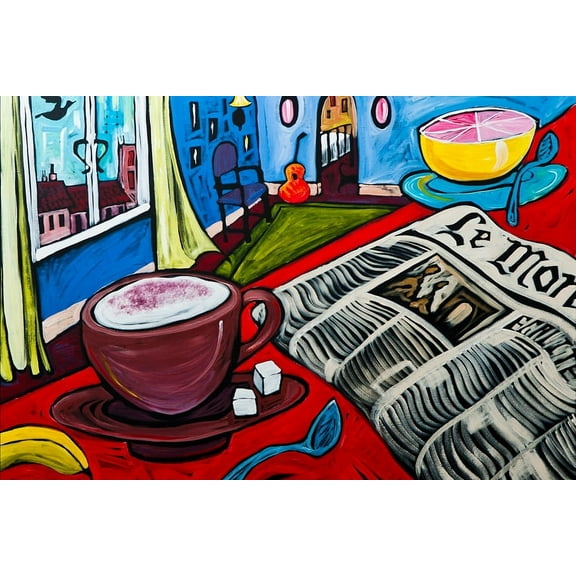 Bonjour by Ben Mann Poster Print