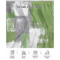 thumbnail image 7 of Sage Green Bed Skirt Queen Size 16" Drop Gray Graffiti Color Block Abstract Geometric Art Ruffled Wrap Around Bed Skirts Adjustable Elastic Bedskirt Dust Ruffle for Queen Size Bed, 7 of 7