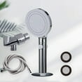 WNVMWI Handheld Shower Head Set with Stainless Steel Hose Wall