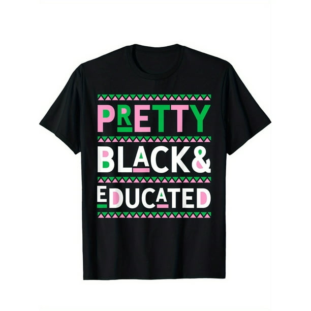Regalos para el Mes Negro: Bonita camiseta negra y educativa de algodón con diseño divertido para niños, suave, transpirable, cómoda, informal, deportiva, para verano e invierno, regalos de Hallowee