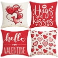 thumbnail image 6 of Taicans Valentine's Day Pillow Cover 18x18 Inches with Invisible Zipper,Washable Decorative Sofa Couch Pillowcase,Multiple Patterns for Home Decor Gift, 6 of 8