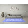 thumbnail image 3 of Ahgly Company Machine Washable Indoor Rectangle Oriental Blue Traditional Area Rugs, 2' x 3', 3 of 4