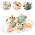 thumbnail image 3 of 1 Set Wooden Tea Set Kids Toys Creative Pretend Play Tea Ware, 3 of 8