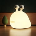 thumbnail image 1 of Luz nocturna de babosa, lámpara blanda para guardería, luz nocturna de silicona para lactancia materna, linda lámpara de noche de animales para bebés, niños, adolescentes, luz nocturna suave con sens, 1 of 5