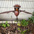 thumbnail image 3 of Metal Swinging Owl Wind Spinner for Yard and Garden Decor, Outdoor Metal Windmill Art Deco, Lawn Decorations Wind Sculpture and Spinner, Garden Stake Decorative Kinetic Sculpture, 3 of 5