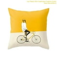 thumbnail image 5 of Yellow Polyester Pillow Case Sofa Car Waist Throw Cushion Cover Home Decor, 5 of 5