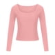 thumbnail image 4 of Tops para mujer Camisas Blusas Elegantes Camisas casuales de manga larga Camiseta suelta con estampado de moda Blusa de manga 3/4 de longitud media Cuello redondo Odeerbi  ODB-5, 4 of 8