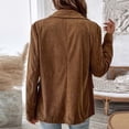 thumbnail image 6 of Weiqiqre Womens Jackets Tweed Blazer Jacket-Plaid Fully Lined Fashion Business Casual Lapel Elegant Coat Pockets, 6 of 9