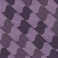 thumbnail image 1 of Ahgly Company Machine Washable Indoor Square Transitional Plum Purple Area Rugs, 4' Square, 1 of 7