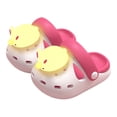thumbnail image 2 of JIAHONG Toddler Kids Sandals Boys Girls for Glowing Rabbit Shoes Cartoon Slides on Lightweight Beach Pool Quick Dry, White, 2 of 5