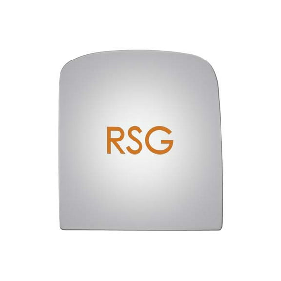 Burco Side View Mirror Replacement Glass with Motor Mount Plate - Clear Glass - 4115RSG