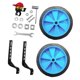 thumbnail image 3 of Ruedas de entrenamiento para bicicleta infantil, resistentes, universales, para 12", 14", 16" y 18" azul, 3 of 9
