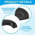 thumbnail image 3 of Uxcell 10 Pcs Drawer Cup Pulls 3" Hole Center Vintage Furniture Handles Knobs Black, 3 of 7