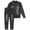 Black, variant on Men Solid Casual Classic Denim Set