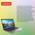 thumbnail image 5 of Lenovo IdeaPad 1 Student Laptop, 15.6" FHD Display, Intel Dual Core Processor, 20GB RAM, 128GB SSD + 1TB eMMC, 1 Yr Office 365, Wi-Fi 6, Windows 11 Home, Grey, 5 of 5