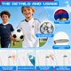 thumbnail image 3 of Puideon Set DIY de 16 parches termoadhesivos de fútbol para la Copa Mundial, 3 of 4